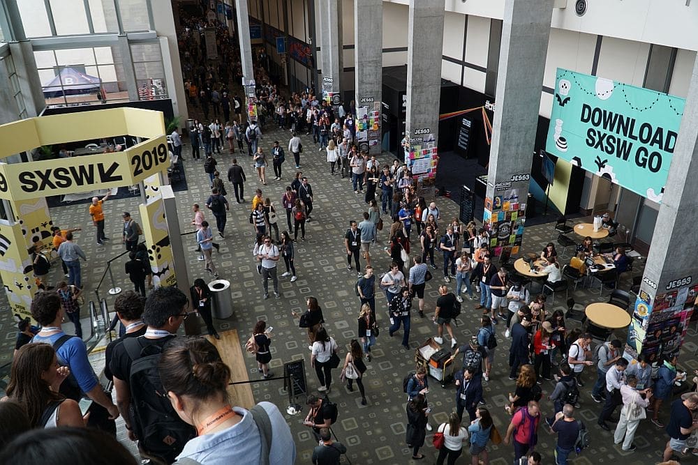 Long lineups are a part of SXSW, especially at the Austin Convention Center.