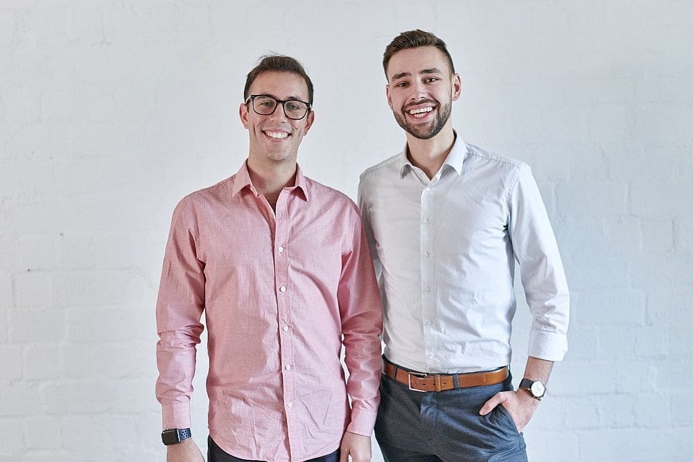 Abraham Duplaa and Moritz Beutter from Faktual at the next media accelerator