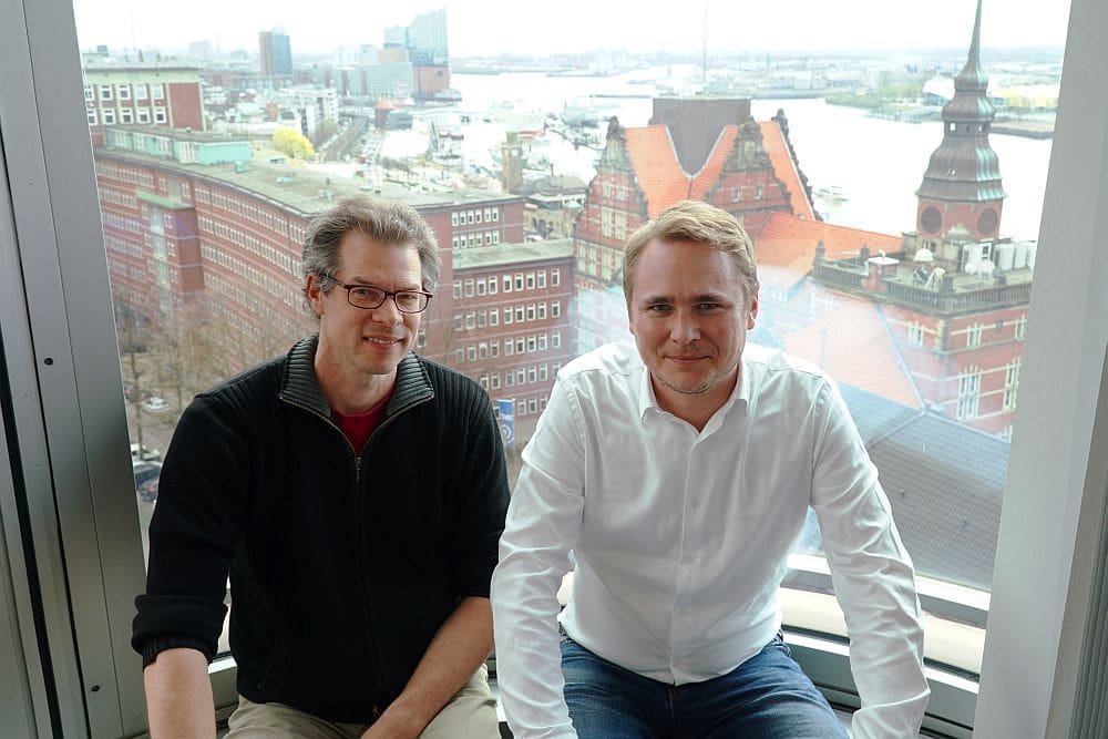 Dr. Gunnar Wrobel and Daniel Stancke from JobMatchMe